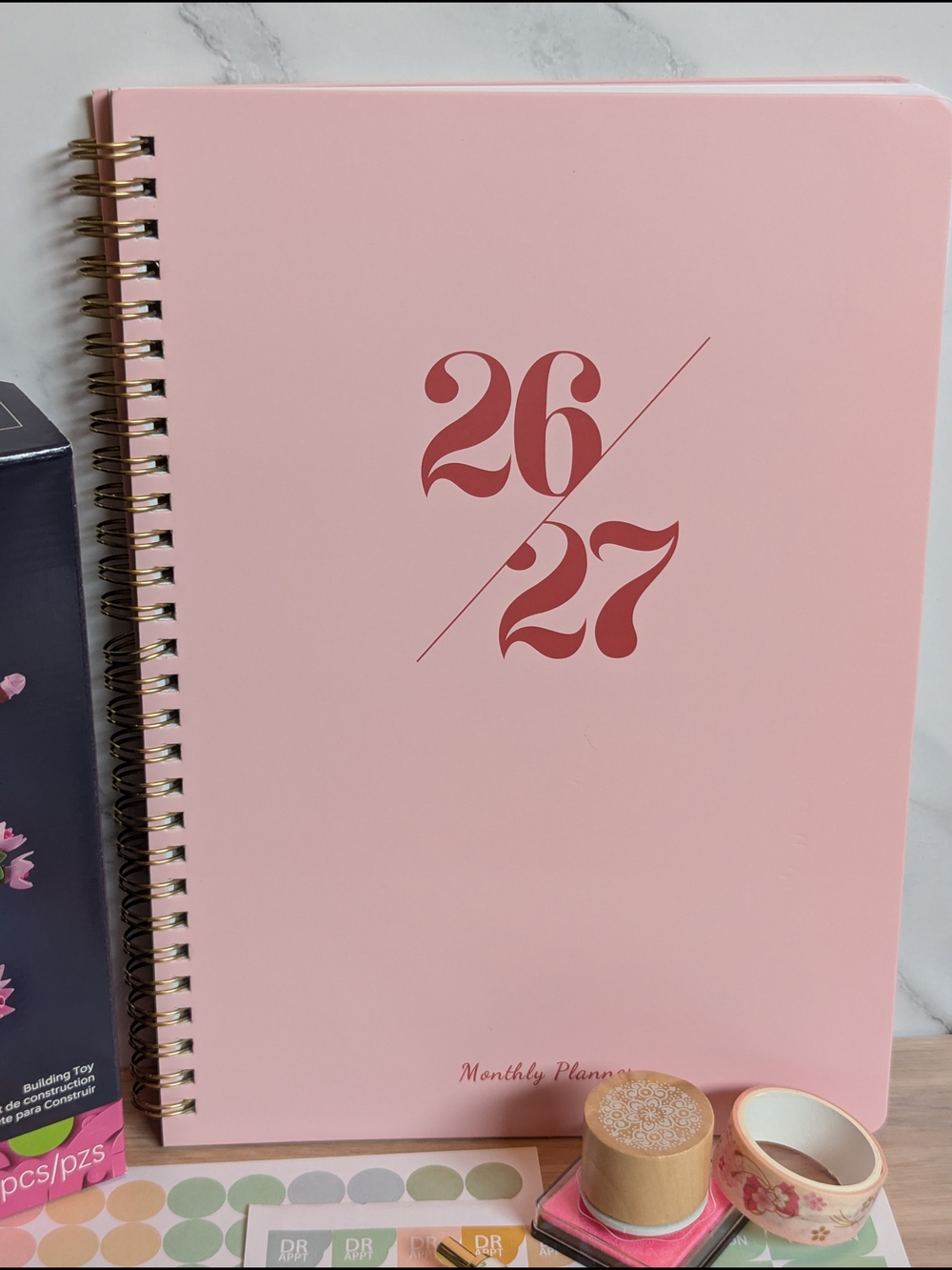 Lego Cherry Blossoms & '26-'27 Planner Set - Picture 5 of 10